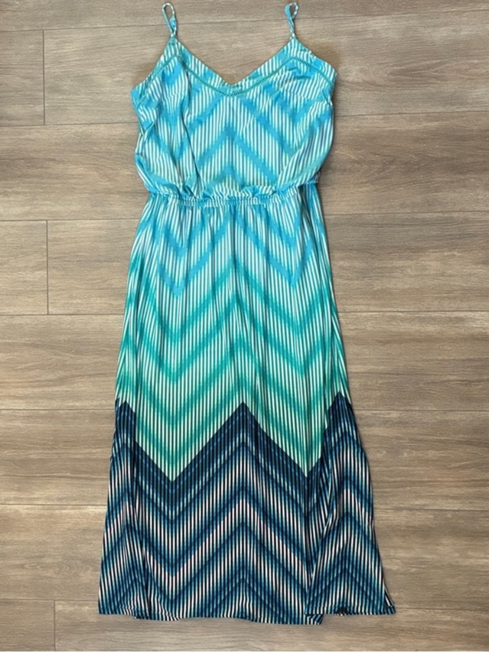 Vince Camuto Chevron Maxi Dress